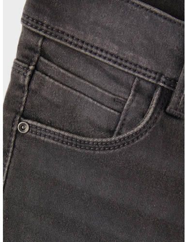 Name it KIDS skinny jeans NKFPOLLY dark grey denim Grijs Effen 104 - Foto 2