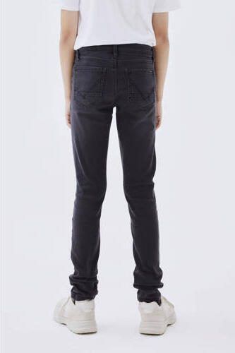 Name it KIDS skinny jeans NKMPETE zwart Jongens Stretchdenim Effen 158 - Foto 8