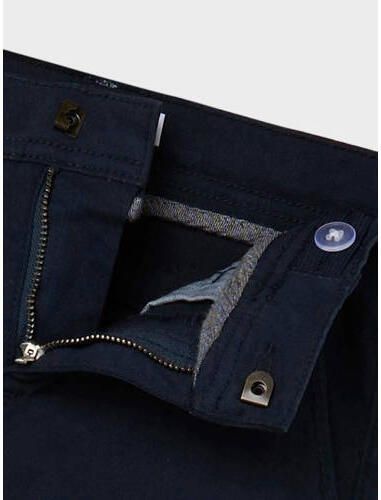 Name it KIDS slim fit broek NKMSILAS donkerblauw Jongens Stretchkatoen 116 - Foto 3