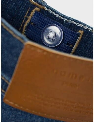 Name it KIDS slim fit denim short NKFSALLI dark blue denim Korte broek Blauw Meisjes Stretchdenim 140