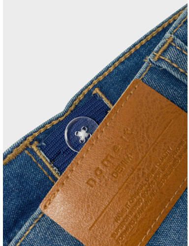 Name it KIDS slim fit denim short NKMSILAS medium blue denim Korte broek Blauw Jongens Stretchdenim 128 - Foto 2
