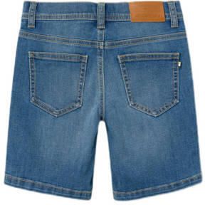 Name it KIDS slim fit denim short NKMSILAS medium blue denim Korte broek Blauw Jongens Stretchdenim 128