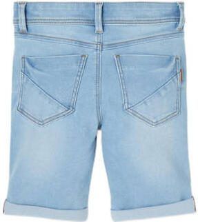 Name it KIDS slim fit jeans bermuda NKMSOFUS light denim short Blauw Jongens Stretchdenim 104 - Foto 7