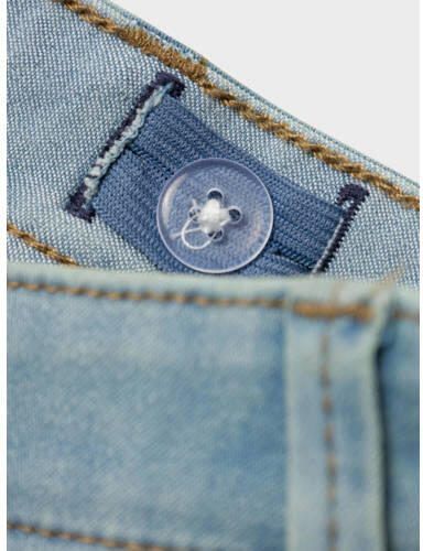 Name it KIDS slim fit jeans bermuda NKMSOFUS light denim short Blauw Jongens Stretchdenim 104 - Foto 6