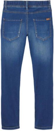 Name it KIDS slim fit jeans NKMRYAN JOGGER dark blue denim Blauw Jongens Jog denim 104 - Foto 4
