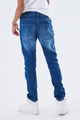 Name it KIDS slim fit jeans NKMRYAN JOGGER dark blue denim Blauw Jongens Jog denim 104 - Foto 3