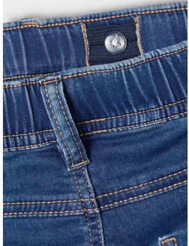 Name it KIDS slim fit jeans NKMRYAN JOGGER dark blue denim Blauw Jongens Jog denim 104 - Foto 2