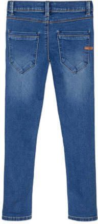 Name It Stretch jeans NKMSILAS voor jongens met verstelbare tailleband en slanke pasvorm - Foto 2