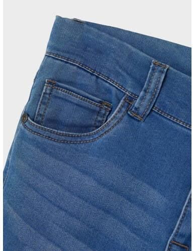 Name it KIDS slim fit jeans NKMTHEO medium blue denim Blauw Jongens Jog denim 104 - Foto 5