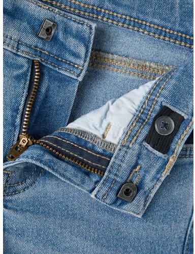 Name it KIDS slim fit jeans NKMTHEO XSLIM JEANS 1090-IO NOOS light blue denim Blauw Jongens Stretchdenim 104 - Foto 2