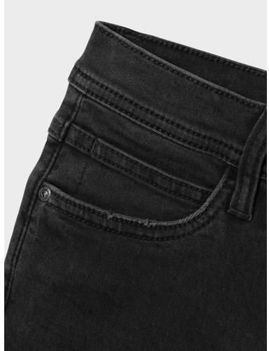 Name it KIDS slim fit jeans NMMSILAS black denim Zwart Jongens Stretchdenim 164