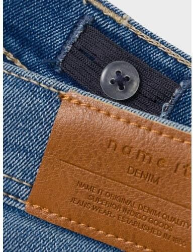 Name it KIDS slim fit jeans NMMSILAS medium blue denim Blauw Jongens Katoen 152 - Foto 2