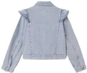 Name it KIDS spijkerjas NKFLEA light blue denim Blauw Effen 164 - Foto 3