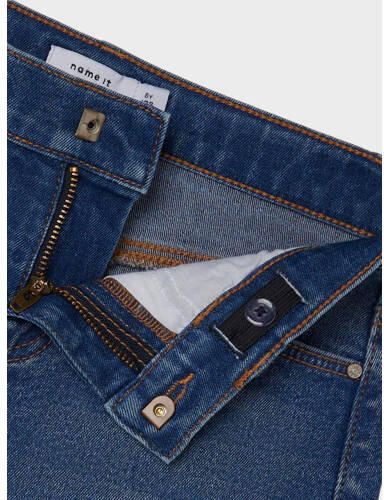 Name it KIDS spijkerrok NKFDIANA medium blue denim Blauw Meisjes Stretchdenim 128 - Foto 3