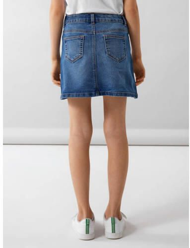 Name it KIDS spijkerrok NKFDIANA medium blue denim Blauw Meisjes Stretchdenim 128