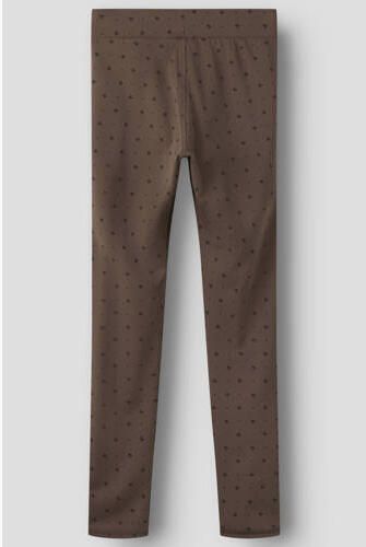 NAME IT KIDS sportlegging donkerbruin Sportbroek Meisjes Polyamide - Foto 3