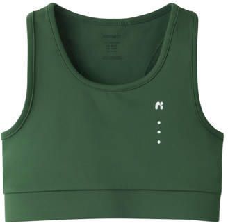 NAME IT KIDS sporttop donkergroen Meisjes Polyamide Ronde hals