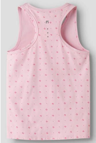 NAME IT KIDS sporttop roze Sport t-shirt Meisjes Polyamide Ronde hals