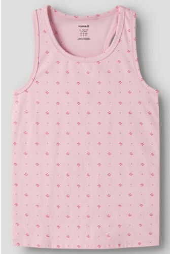 NAME IT KIDS sporttop roze Sport t-shirt Meisjes Polyamide Ronde hals - Foto 3