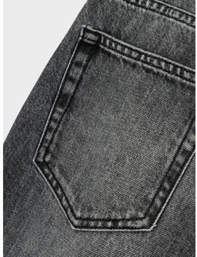 Name it KIDS straight fit jeans NKMRYAN Grijs Jongens Denim Effen 116