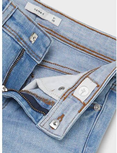 Name it KIDS straight fit jeans NKMRYAN light blue denim Blauw Jongens Stretchdenim 128 - Foto 2