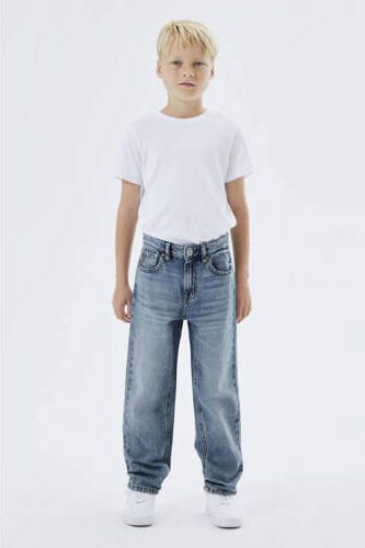 NAME IT KIDS straight fit jeans NKMRYAN medium blue denim Blauw Jongens Katoen - Foto 8