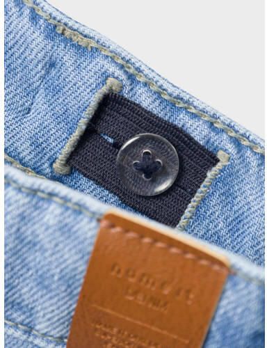 NAME IT KIDS straight leg jeans NKFROSE light blue denim Blauw Meisjes Katoen - Foto 4