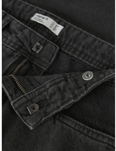 NAME IT KIDS straight leg jeans zwart Jongens Denim Effen - Foto 4