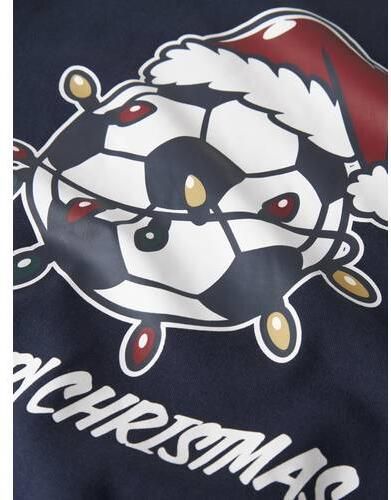 NAME IT KIDS sweater met print donkerblauw Printopdruk - Foto 3