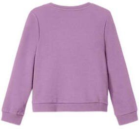 Name it KIDS sweater met printopdruk lichtpaars Printopdruk 134 140 - Foto 2