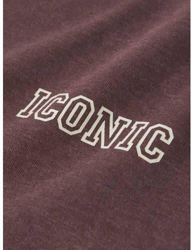 NAME IT KIDS sweater met tekst donkerrood Tekst - Foto 3