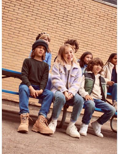 Name it KIDS sweater NKMHONK donkergroen Effen 122 128 - Foto 4