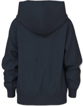 Name it KIDS sweater NKMVILDAR met printopdruk donkerblauw Printopdruk 134 140