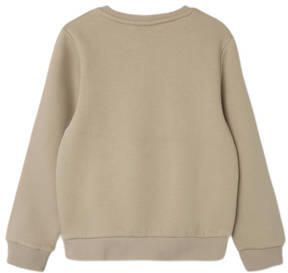 Name it KIDS sweater NKNTILLE met printopdruk beige Printopdruk 122 128 - Foto 2