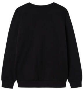 Name it KIDS sweater zwart Trui Printopdruk 116 | Trui van