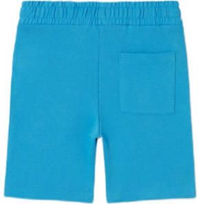 Name it KIDS sweatshort NKMDALOVAN met printopdruk blauw Korte broek Printopdruk 128 - Foto 3