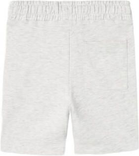 Name it KIDS sweatshort NKMDALOVAN met printopdruk lichtgrijs Korte broek 140 - Foto 2