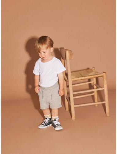 Name it KIDS sweatshort NKMVERMO grijszand Beige Effen 104 - Foto 2