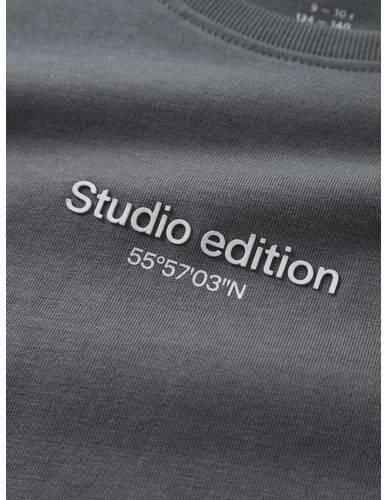 Name It T-shirt NKMBRODY SS NREG TOP NOOS met subtiel 3d-frontmotief - Foto 6