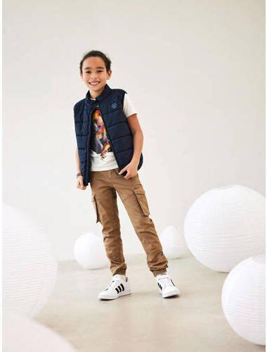 Name it KIDS T-shirt NKMBALALLE met biologisch katoen wit zwart Printopdruk 134 140 - Foto 2
