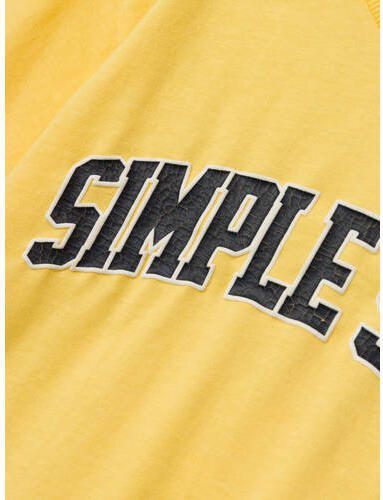 Name it KIDS T-shirt NKMDAKAN met tekst geel Jongens Katoen Ronde hals 122 128 - Foto 2