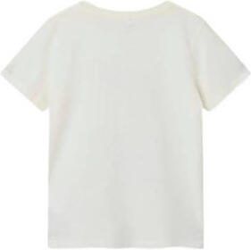 Name it KIDS T-shirt NKMHERRA met printopdruk offwhite Wit Jongens Katoen Ronde hals 158 164 - Foto 2