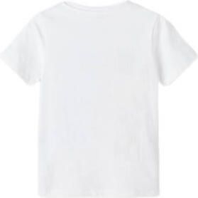 Name it KIDS T-shirt NKMJULIN met printopdruk wit Jongens Stretchkatoen Ronde hals 122 128 - Foto 2