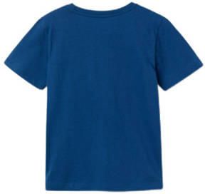 Name it KIDS T-shirt NKMTAVIK met printopdruk hardblauw Jongens Katoen Ronde hals 122 128 - Foto 2