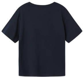 Name it KIDS T-shirt NKMVAGNO met printopdruk donkerblauw Jongens Katoen Ronde hals 122 128