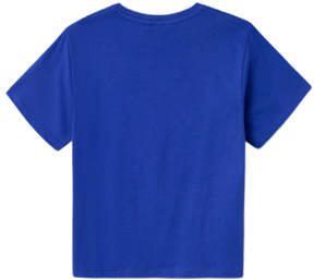 Name it KIDS T-shirt NKMVAGNO met printopdruk hardblauw Jongens Katoen Ronde hals 122 128