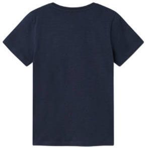 Name it KIDS T-shirt NKMZEFREDE met printopdruk donkerblauw Jongens Katoen Ronde hals 134 140 - Foto 2