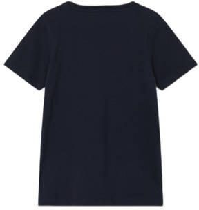 Name it KIDS T-shirt NMMBERTE met printopdruk donkerblauw groen wit Jongens Katoen Ronde hals 122 128 - Foto 2