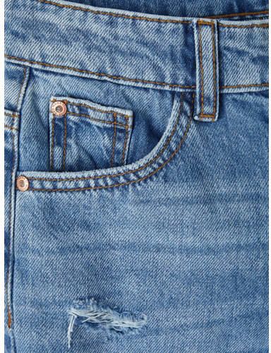 Name it KIDS tapered fit jeans NKMSILAS medium blue denim Blauw Effen 176 - Foto 3