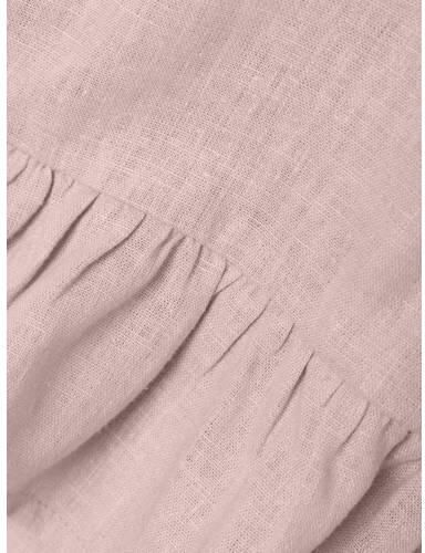 Name it KIDS top NKFFALINNEN oudroze Meisjes Katoen Vierkante hals Effen 146 152